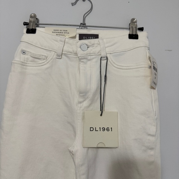 DL1961 Mara Ankle Mid Rise Instasculpt Straight Jeans Size 24 NWT - Picture 3 of 16